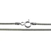 Długi srebrny łańcuszek żmijka okrągła snake 80 cm