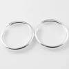 Kolczyki srebrne koła wypukłe 3,5 cm