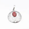 Oryginalny srebrny wisiorek z koralem