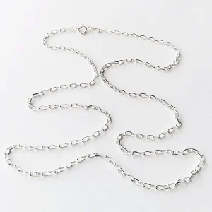 Srebrny łańcuszek splot klasyczny ankier 60 cm