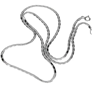 Elegancki damski łańcuszek srebrny 55 cm