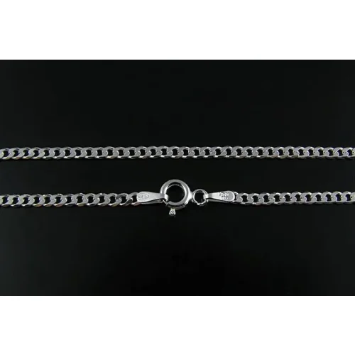 Łańcuszek srebrny pancerka 50 cm