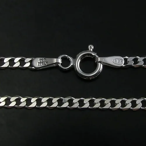 Łańcuszek srebrny pancerka 50 cm