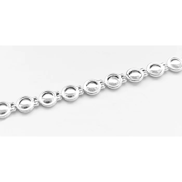 Bransoletka srebrna ciekawy wzór