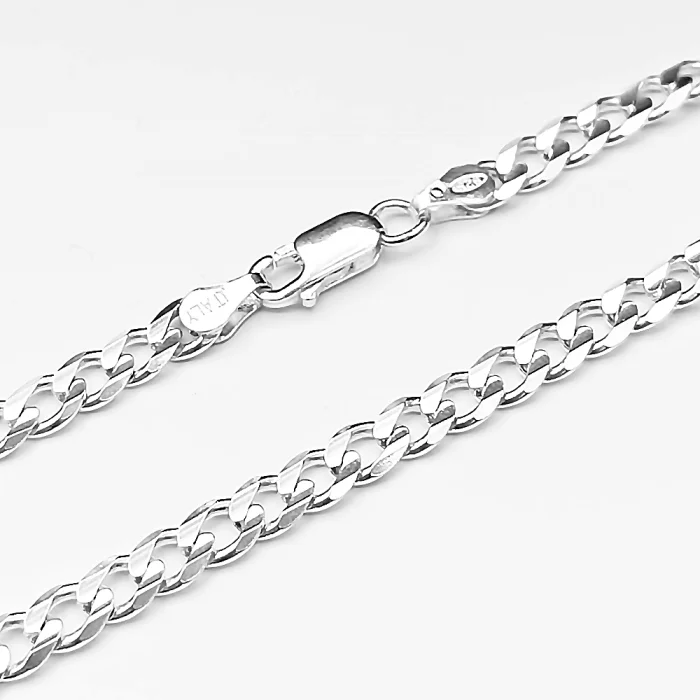 Bransoletka pancerka 0,6 cm srebro próby 925