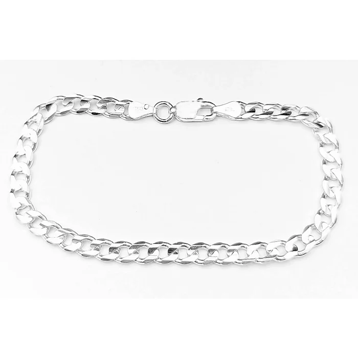 Bransoletka pancerka 0,6 cm srebro próby 925