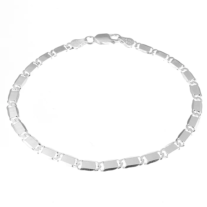 Bransoletka srebrna snail 19,5 cm