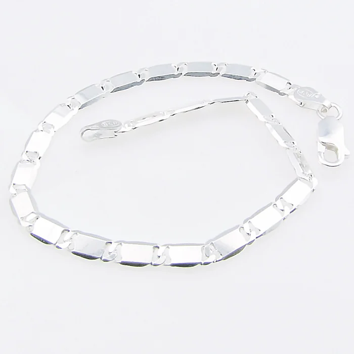 Bransoletka srebrna snail 19,5 cm