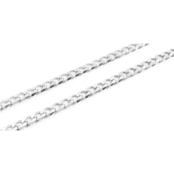 Męski srebrny łańcuszek pancerka 45 cm