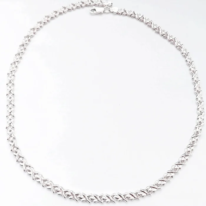 Damski łańcuszek srebrny 43 cm