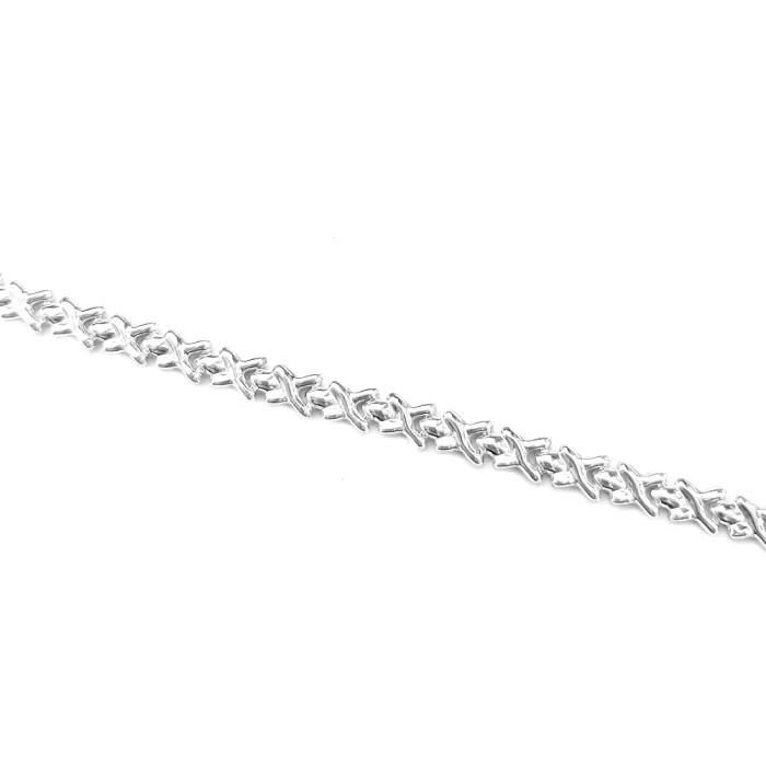 Damski łańcuszek srebrny 43 cm