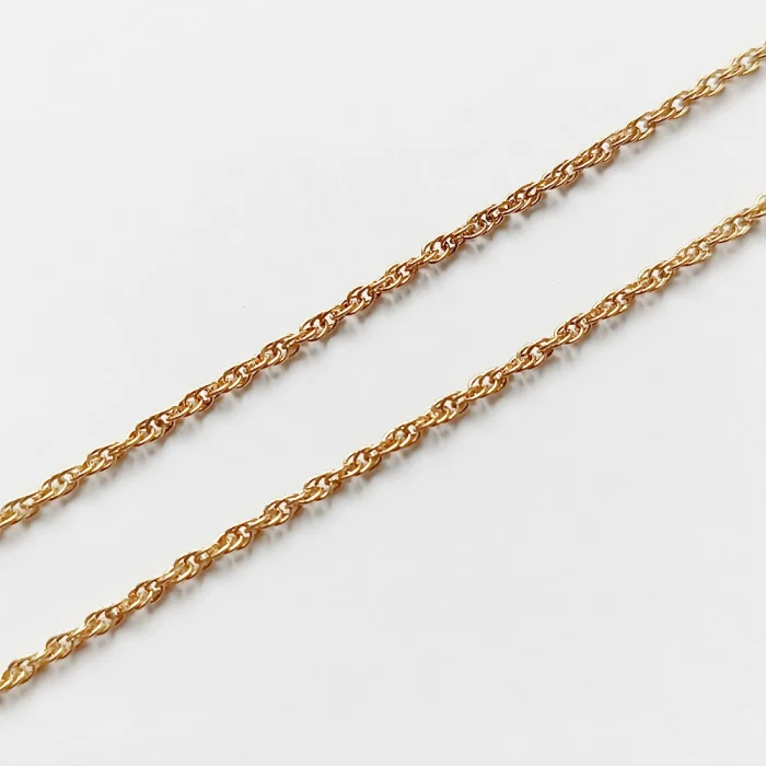 Pozłacana bransoletka srebrna 18 cm