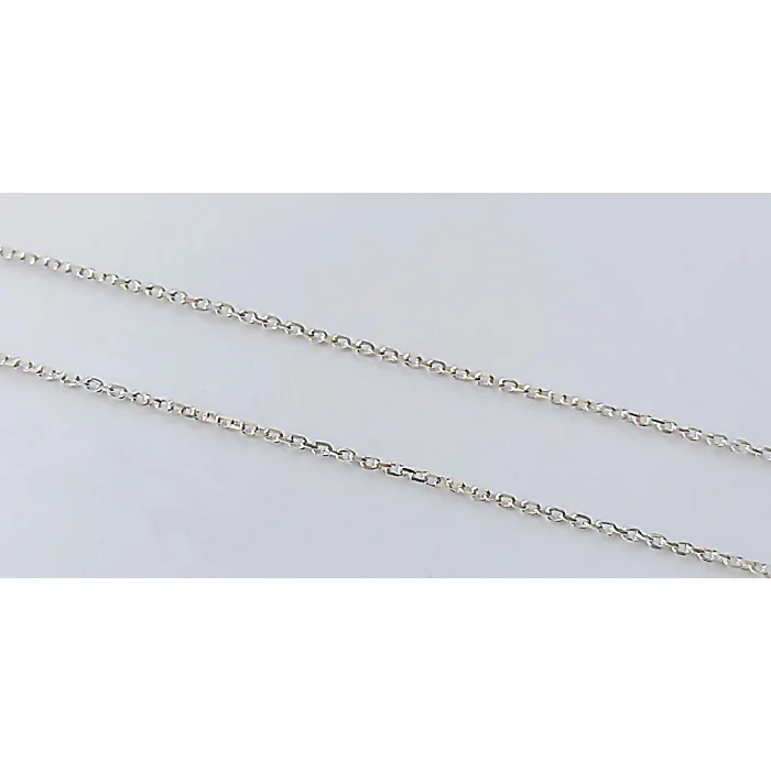 Krótki łańcuszek srebrny splot ankier 42 cm