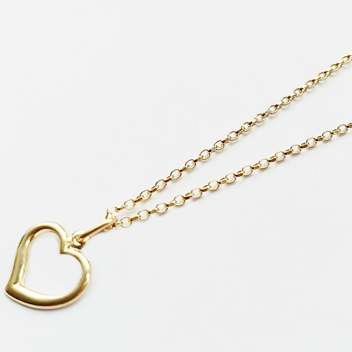 Długi pozłacany srebrny łańcuszek rolo 60 cm