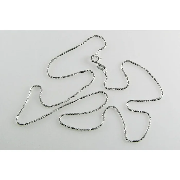 Łańcuszek srebrny kostka 50 cm