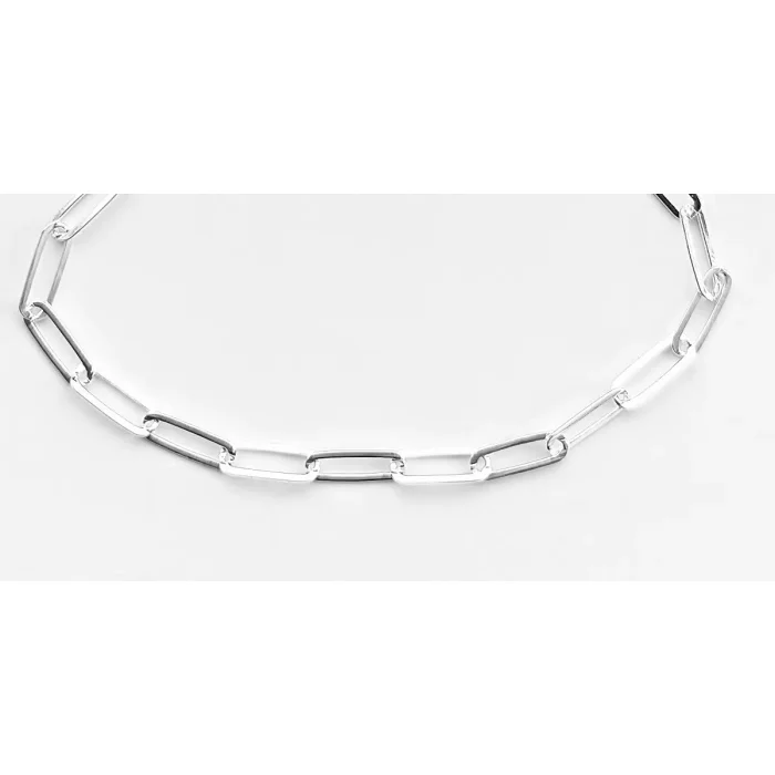 Modny wzór łańcuszka srebrnego, próba 925